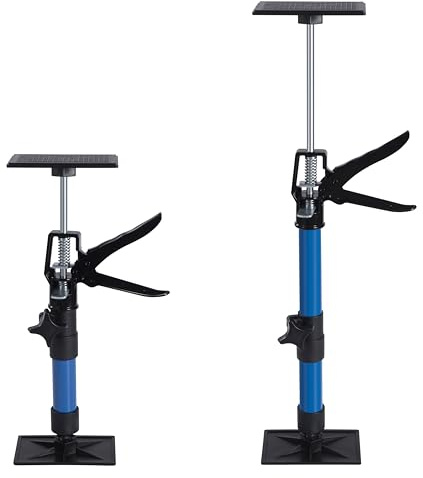 Teleskop-Stützstange Deckenstütze Montagestütze 30–59 cm Rutschfest Teleskopstange Türspanner mit Je 40 Kg Tragkraft für Deckenmontage, Gipskarton,Schrankmontage