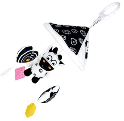 PERSELOSO Carro De Juguete Adorno De Cama De Juguete para Bebés Juguete Colgante De Carillón De Viento De Juguete Móvil De Juguete para Cuna De Rattle Tela