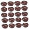 ERINGOGO 25pcs Lifelike Artificial Coffee Beans for DIY Decor Realistic Resin Coffee Beans Accessories for Hairpins Phone Cases Scrapbooking and Cafe Displays
