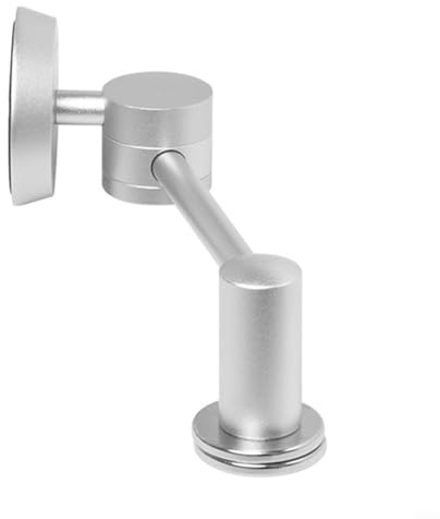 DAZZLEEX Soporte de aluminio para pantalla de disco, soporte de filtro de café, base de almacenamiento magnética compatible con herramienta de distribución de espresso de 58 mm, 53 mm, 51 mm (plateado