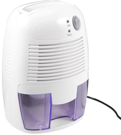 UKCOCO 500Ml Mini Air Dryer Usb Portable Dehumidifier for Home Bathroom Car Small Rooms Moisture Absorber with Auto-off and Led Indicator