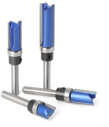 Fraise à défoncer avec tige de 6 mm, fraise de rabot Dado pour projets avec bois et panneaux de particules (4#)