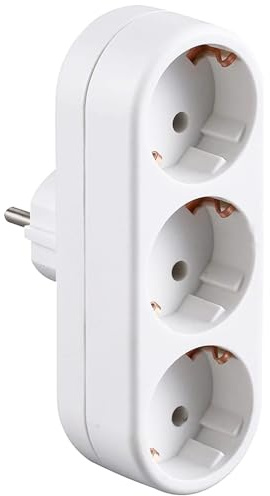 3 Fach Steckdosenleiste 3680W Doppelstecker Steckdose für Büro Zuhause Küche