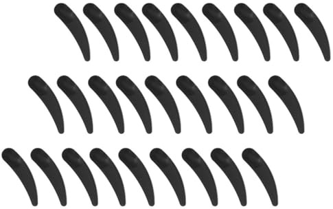 HEALEEP Cucharas Dosificadoras Cosméticas Negras 100 Unidades para Crema Facial y Crema de Ojos, Herramienta Higiénica de Aplicación para Cuidado Piel y Maquillaje