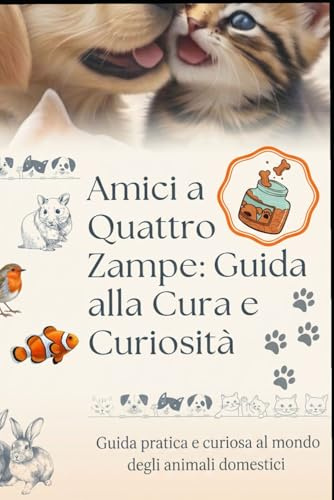 Amici a Quattro Zampe, Guida alla Cura e Curiosità: Guida pratica e curiosa al mondo degli animali domestici