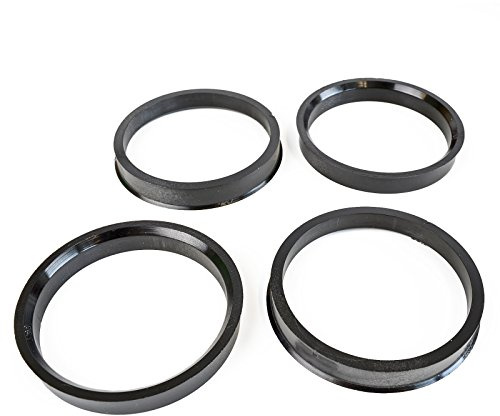 4 X Anelli di centraggio diametro esterno: 63,3 mm + interno 56,1 mm