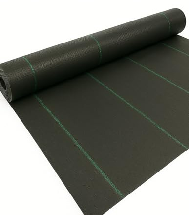 Jardin202 - Malla Antihierbas (Negro) 120gr | Resistente Estabilizada UV | Malla contra Las Malas Hierbas | 2 x 10 m. -