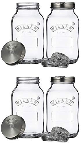 Kilner Gärglas Set 2 Stück 1 Liter transparent (2 Stück)