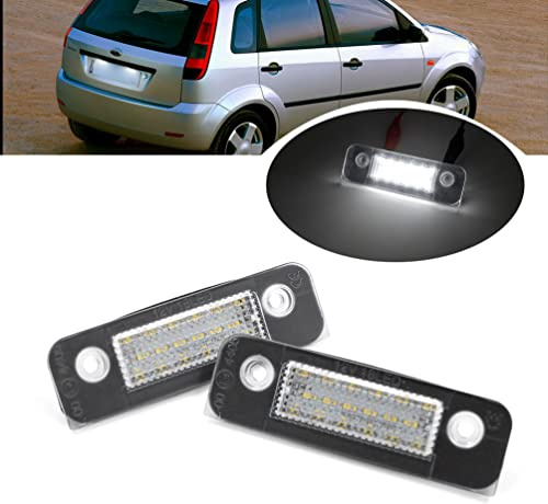 LED Kennzeichenbeleuchtung Voll kompatibel mit F'ord Fiesta MK5 JH1 JD3 01-08 Fusion 02-12 Mondeo MK2 96-00, OEM: 1332916