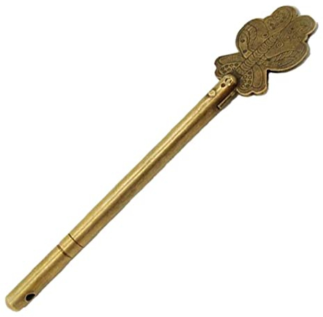 Zonster Metal Household Chinese Cabinet Key Door Locking Pin Tone Lock Pin Cabinet Box