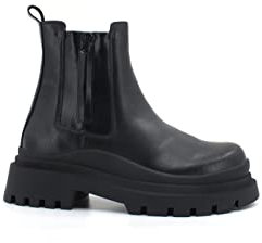 Kurt Geiger Atlas Chelsea Ankle Boot Stivaletto Zip Black 8486400109 38