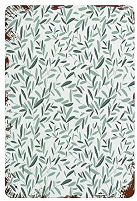 Cartel de metal para decoración de jardín, letrero de estaño para exteriores, letrero vintage para decoración de cueva, garaje, pub, bar, cocina, decoración del hogar, 12 x 8 pulgadas