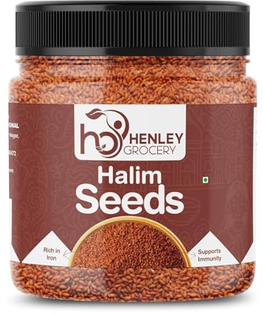 Halim Seeds - Aliv | High in Fibre and Omega -3 | Garden Cress | Haleem Seed | Seeds for Eating | Immunity Booster Superfood (250g)