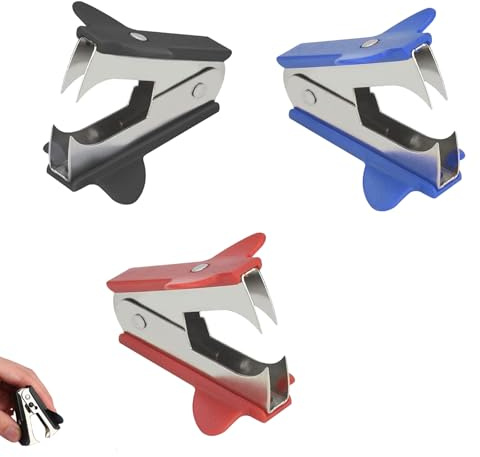 3 Stück Entklammerer Kleiner Heftklammerentferner Ergonomische Form