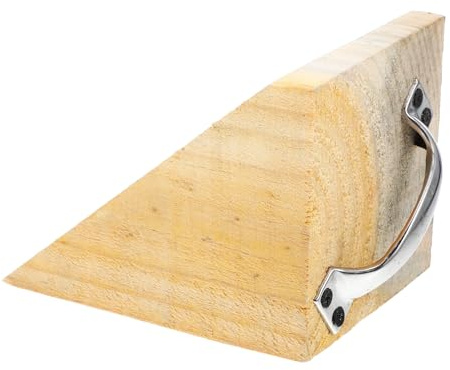 CIYODO Cunei per Ruote in Legno Antiscivolo Maniglia Blocchi di Bloccaggio per Camper Rimorchi e Motociclette Stabilizzatori Portatili per Parcheggio in Pendenza