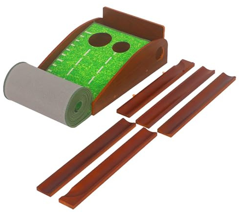 Tappetino antiscivolo a doppio foro, per esercitazioni da golf, per interni, donne, golfisti, principianti, interni, esterni, cortile, casa, ufficio