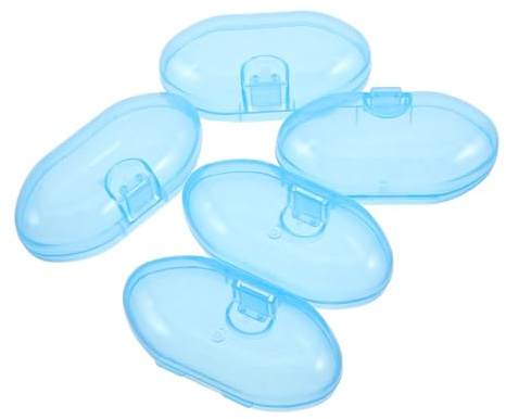 Genérico Estuche para Cepillo de Dientes para Bebés 5 Compartimentos Material PP Resistente Adecuado para Higiene Dental Diaria