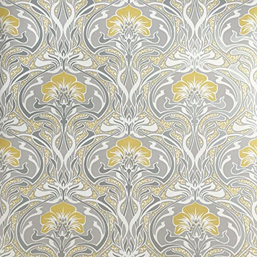 CWV Wallcoverings Flora Nouveau - Yellow
