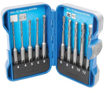 Silverline Tools 628645 Brocas TCT SDS Plus para Mampostería