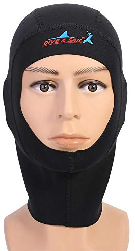 Tbest Wetsuit Hood 1mm/3mm Neopren Scuba Schnorcheln Tauchen Tauchen Surf Surfing Taucher Hat Tauchen Cap(XL-3mm)