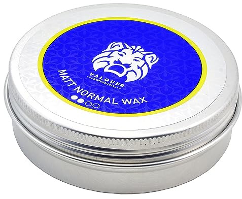 Valquer Profesional Cera Capilar Fijación Normal Mate, Textura y Definición Sin Brillo, Fácil Aplicación y Limpieza, Para Todo Tipo de Cabello, 100 ml