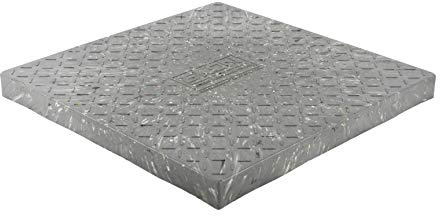 AC Condensing Unit Support Pad 24x24x2 - Air Conditioners Pad - Equipment Support Platform for HVAC Units, Generators, AC Condensers, Beehives & More - 100% Recycled Plastic