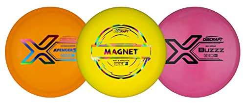Discraft Unisex-Erwachsene Einsteiger Golf-Set für Anfänger, Mehrfarbig/Farben können variieren