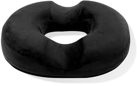 Cuscino ortopedico, per sedia da ufficio, ciambella, cuscino ergonomico per auto, cuscino per coccige, cuscino per sedia da ufficio, con rivestimento lavabile