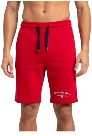 Enrico Coveri Bermuda Homme Coton - Pantalon Court Sportif Homme - Pantalon de Survêtement Court, XL