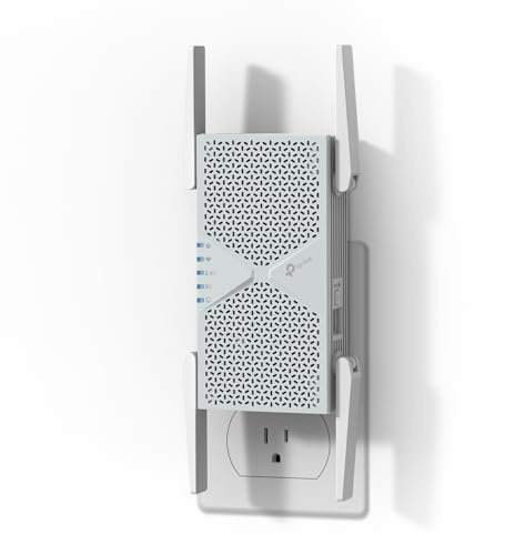 TP-Link BE6300 Wi-Fi 7 Range Extender RE403BE w/ 2.5G Port | 6.3 Gbps Dual-Band Wireless Repeater | Internet Signal Booster for Home | Up to 2800 sq.ft, 64 Devices | MLO, EasyMesh | No 6 GHz Band