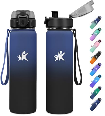 JAPORIA Botella Agua Acero Inoxidable, 500ml, Botella Termica sin BPA, Termo Doble Pared al Vacío, Acero Inoxidable para Escuela, Oficina, Gimnasio