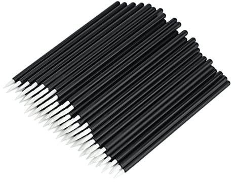 G2PLUS 100PCS Pinceau Eyeliner Brosse Eyeliner Jetable Crayon à Lèvres Brosses Applicateur Baguettes Pour Les Yeux Applicateur Baguettes Pour Les Yeux