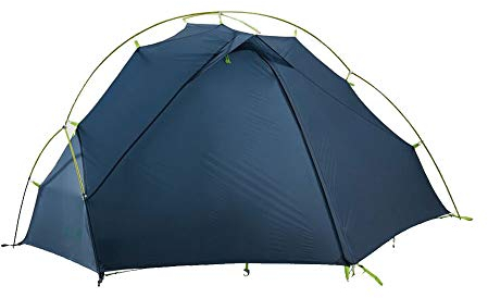 Jack Wolfskin Unisex – Erwachsene Exolight I Kuppelzelt für Camping, Steel Blue, Standard