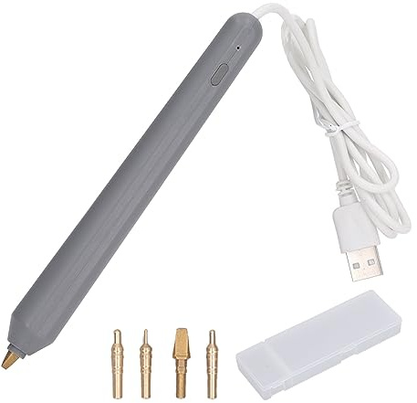Hot Heated Foil Pens Set, USB Heat Embossing Pens, USB Heat Foil Pen for Scrapbooking Tool Kits Gold Glimmer Hot Foil Roll for Card Making Craft Scrapbooking Drawing Pen