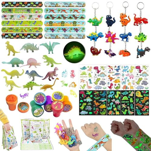 72 Stüc Dinosaurier Party Mitgebsel Kindergeburtstag set, Party Gastgeschenke Kinder, Dinosaurier Party Mitgebsel Kindergeburtstag Gastgeschenke Deko, Kindergeburtstag Gastgeschenke, Dino Deko