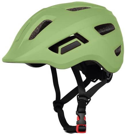 HUGGAH Lightweight Bike Helmet for Age 1-3-8 Toddlers, Kids, Babys, Boys and Girls, 14 Vents Infants Helmet Adjustable for Multi-Sport & Cycling, Skateboard, Scooter, Roller Skate (Grass Green XS)