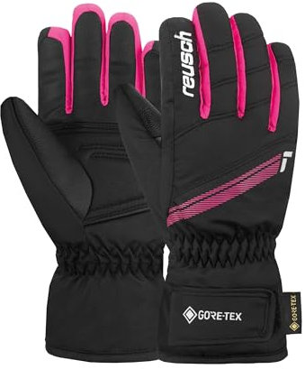 Reusch Tommy Gore-TEX Junior warme, wasserdichte, Winddichte und atmungsaktive Skihandschuhe Winterhandschuhe Kinder Kids Jugendliche Mädchen und Jungen