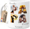 Cupdarling® Tasse Personnalisable Cadeau Papa - Meilleur Papa - Cadeau Anniversaire Papa - Cadeau Fete Des Peres Tass - Céramique - 4 Photos - 330 mL