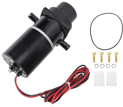 Qqmora Sottogruppo Trituratore per WC 12V Gruppo Pompa Motore WC Elettrico Gruppo Pompa Riprogettato Macinazione dei Rifiuti con Guarnizione Dell'albero Caricata a Molla per la Serie
