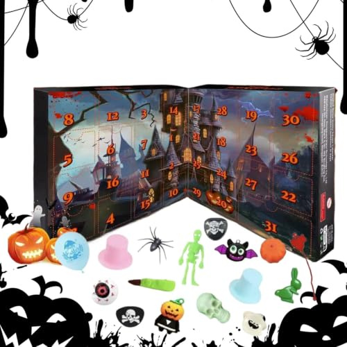 Calendrier De L'Avent Halloween Coffret Calendrier Compte À Rebours 31