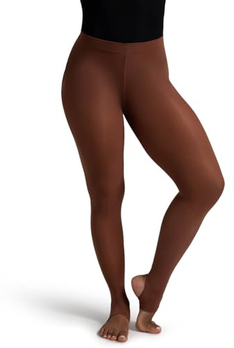 Capezio - Mallas para mujer - Marrón - S/M