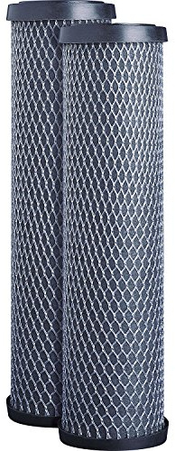 CFS – 10 x 2.5 Carbon Block Water Filter Cartridges Compatible with FXWTC, 3WH-STDCW-F02, GXWH04F, GXWH20S Models – Remove Bad Taste & Odor – Whole House Replacement Filter Cartridge - 2 Pack