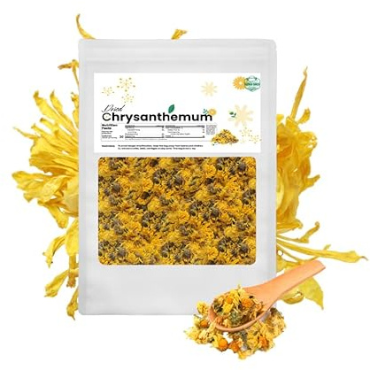 [ 6oz/170g ] Farmer Queen Premium Qualified Dried Golden Chrysanthemum Flower Herbal Tea 국화