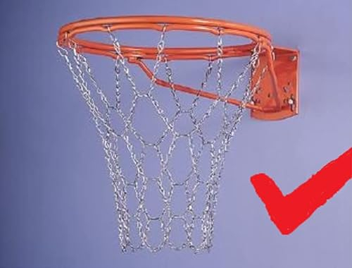 Metall Basketballnetz,verzinktes Metallnetz Ketten Netz (Lieferung aus D) 800 Gramm !