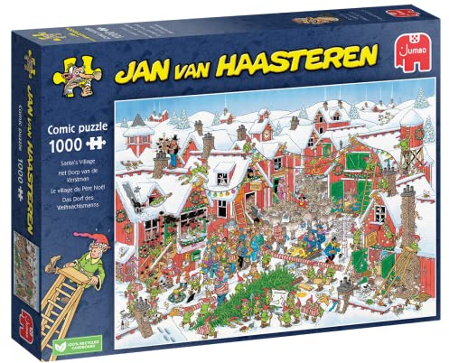 Jan Van Haasteren, Das Dorf des Weihnachtsmanns, Puzzle 1000 Teile Erwachsene