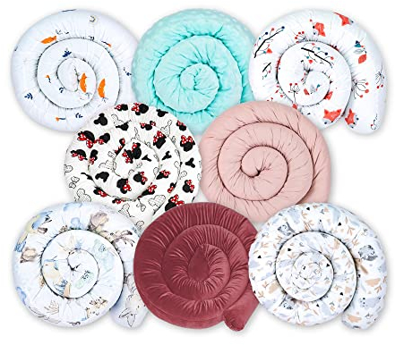 Totsy Baby Seitenschläferkissen Bettschlange Body Pillow 150 cm Kopfkissen lang Bettrolle Schlafkissen Nackenrolle Kissen zufällige Variante
