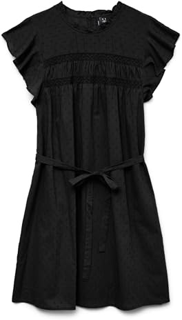 Vero Moda Vmtrine SL Short Lace Dress Wvn Ga Noos Vmtrine SL Vestido Corto de Encaje Wvn Ga Noos Mujer (Pack de 1)