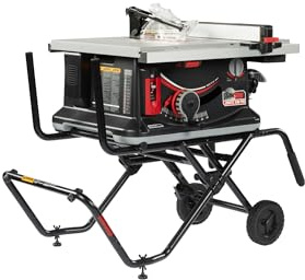 Jobsite Saw PRO with Mobile Cart Assembly - 15A 120V 60Hz