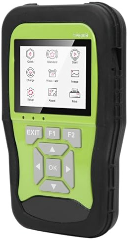 HELEVIA Escáner de Diagnóstico de Automóvil TP600B con Analizador de Batería, Dispositivo de Diagnóstico de Dual, Amplia Aplicación para /, Funciones Completas del, Compatible con