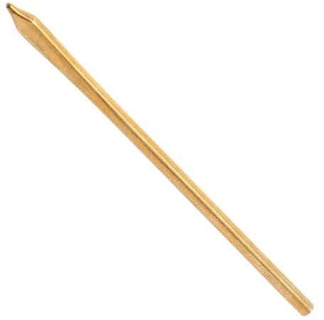Abaodam Ago in Ottone per Cucire a Mano Pelle, Ago da Cucito per Lavorazione Artigianale, Utensile per Infilare Lacci Resistente, per Progetti Fai da Te e Riparazioni Dettagliate